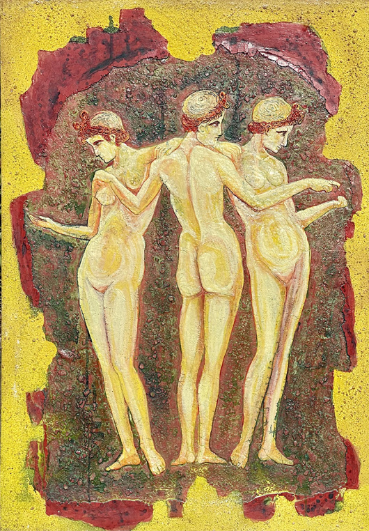 Фантастичното творчество на Ставри Калинов в изложбата Post Mortem